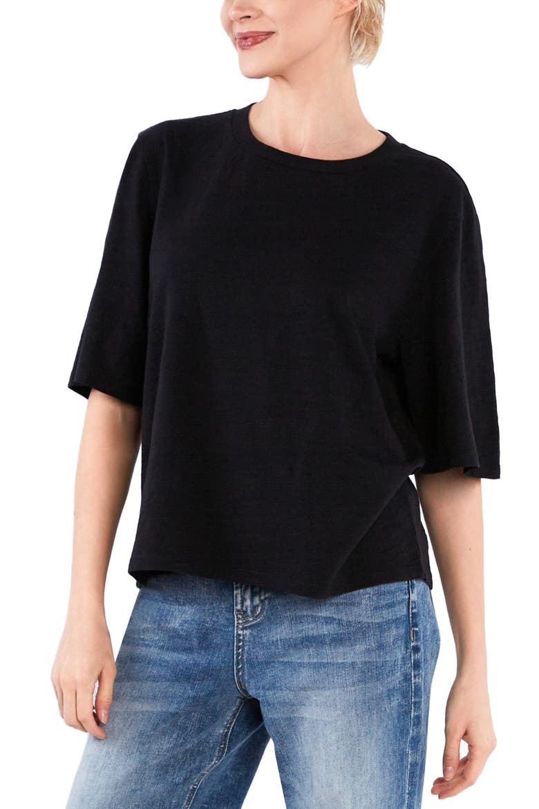 Hig Hug Crewneck T-Shirt, Main, color, INK