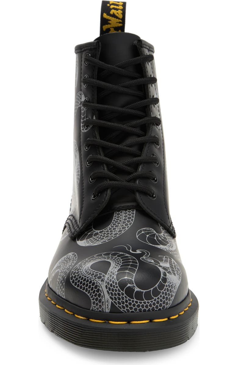 Dr. Martens 1460 Snake Print Boot, Alternate, color,