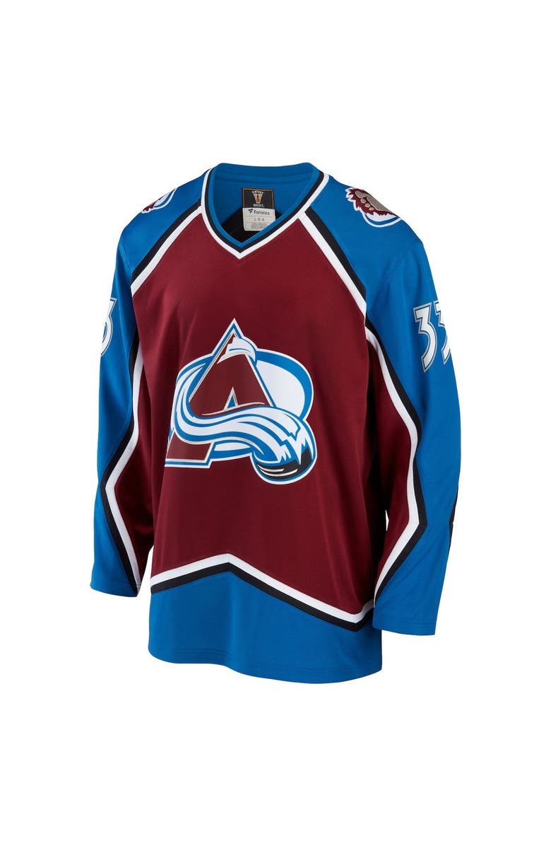FANATICS Men's Fanatics Branded Patrick Roy Burgundy Colorado Avalanche Breakaway Retired Player Jersey, Alternate, color, 