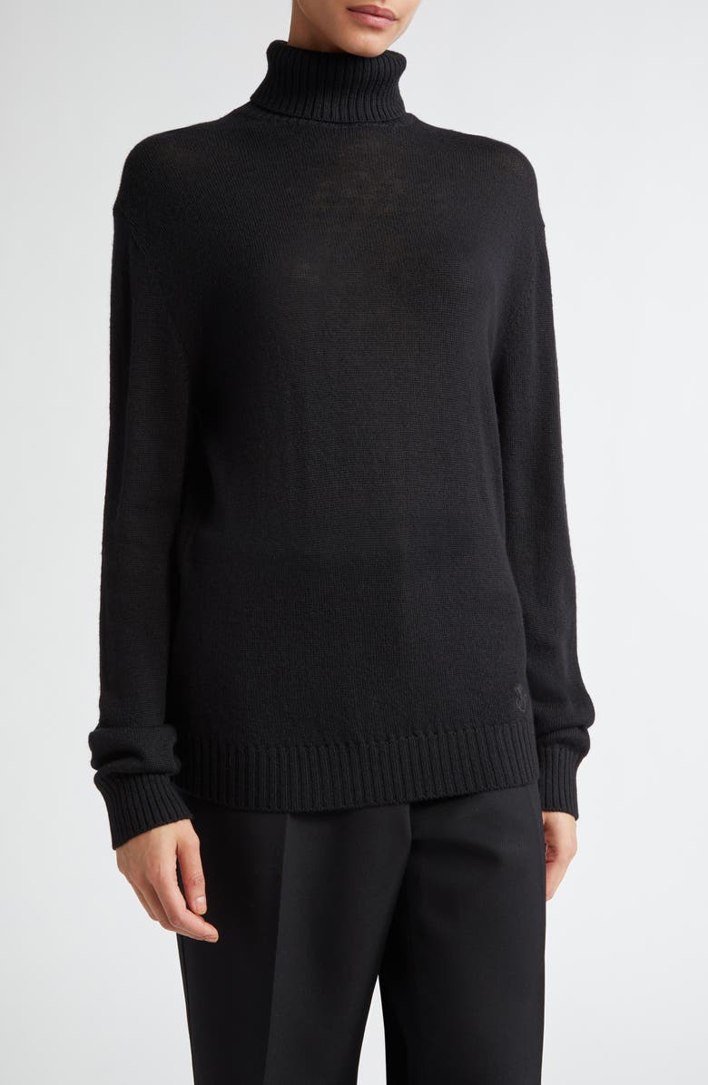 Jil Sander Wool Turtleneck Sweater, Main, color,