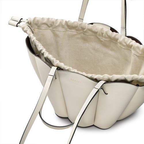 Radley Kentucky Derby Ss25 Small Open Top Satchel Bag In Chalk