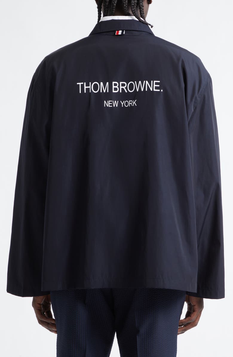 Thom Browne Packable Light Memory Tech Sport Coat, Alternate, color, Navy