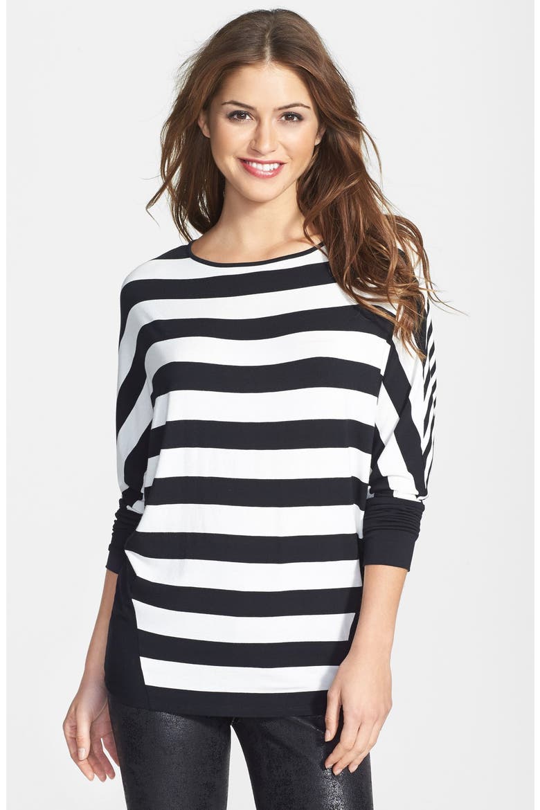 Mix Stripe Tee, Main, color, NEW IVORY