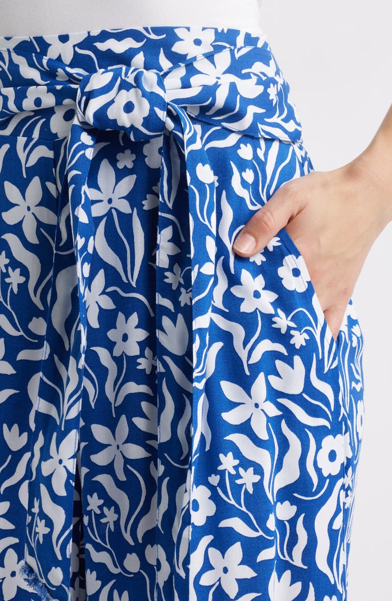 Hatley Wavy Flowers Wide Leg Pants, Alternate, color, 