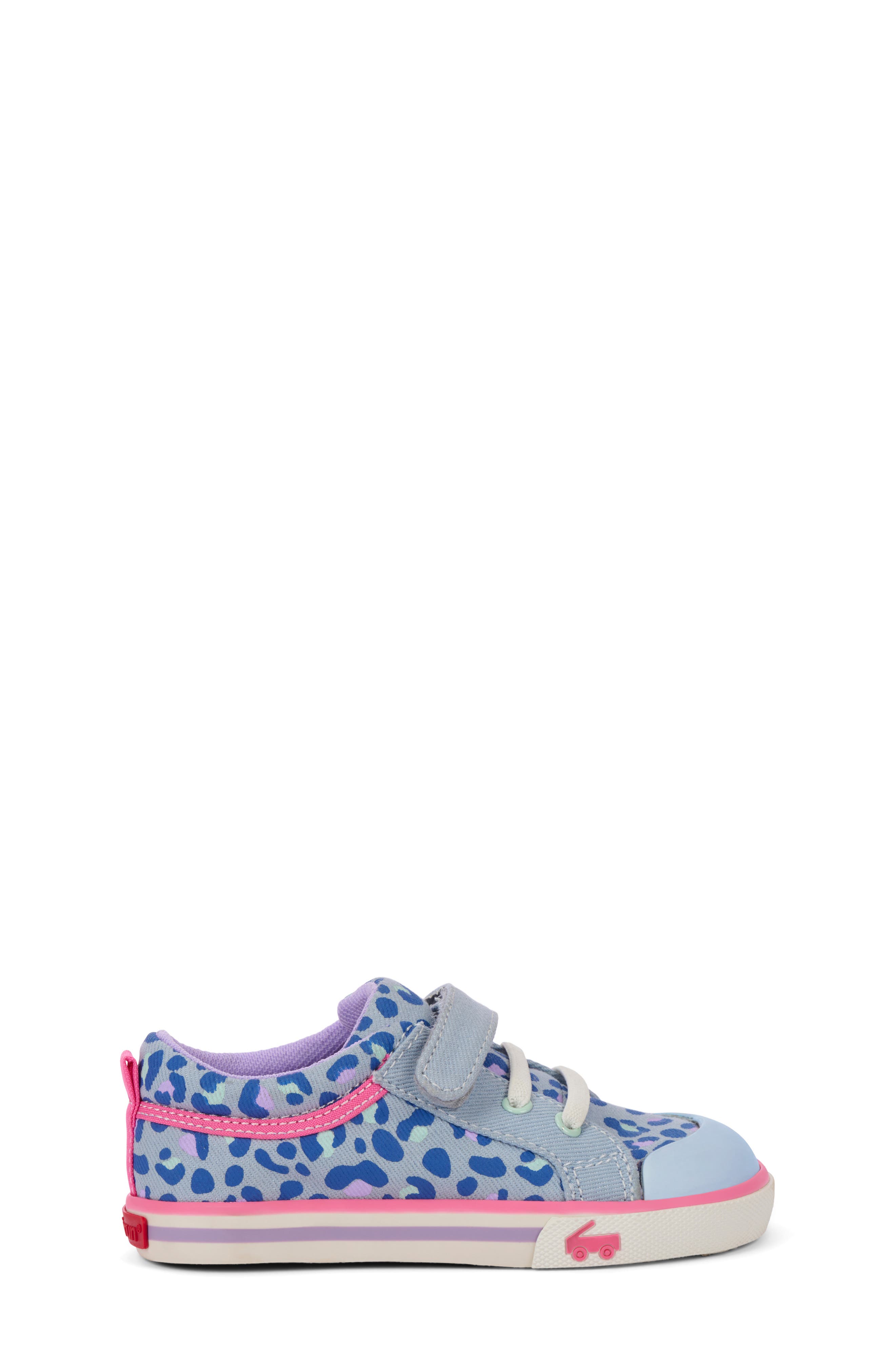See Kai Run Kids' Kristin Sneaker, Alternate, color, Sky Blue/Leopard