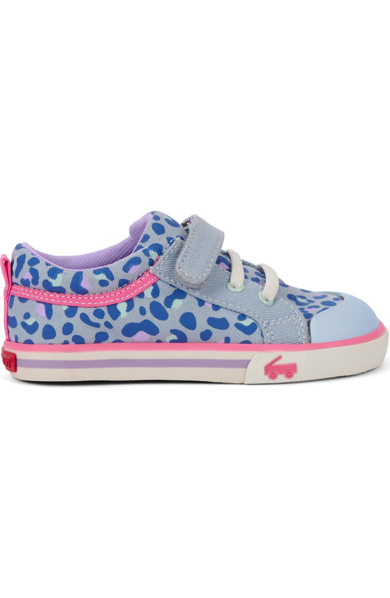 See Kai Run Kids' Kristin Sneaker, Alternate, color, Sky Blue/Leopard