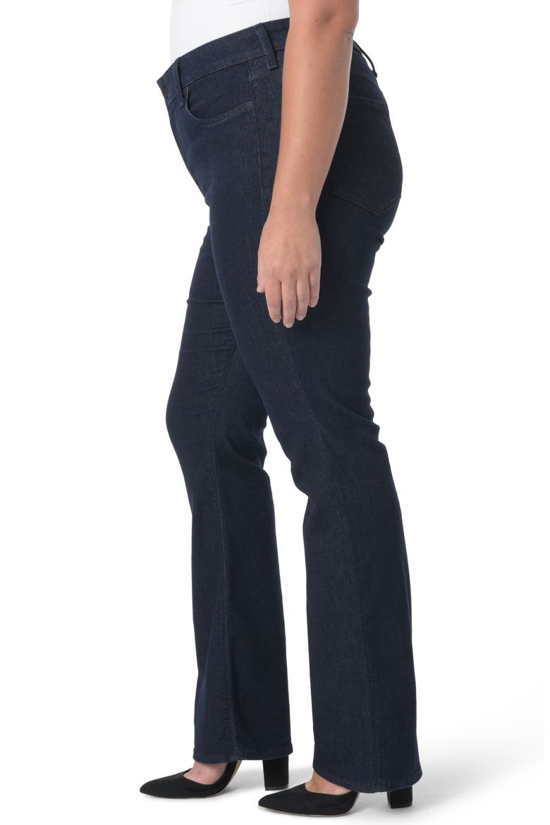 Barbara Stretch Bootcut Jeans, Alternate, color, RINSE TONAL STITCH