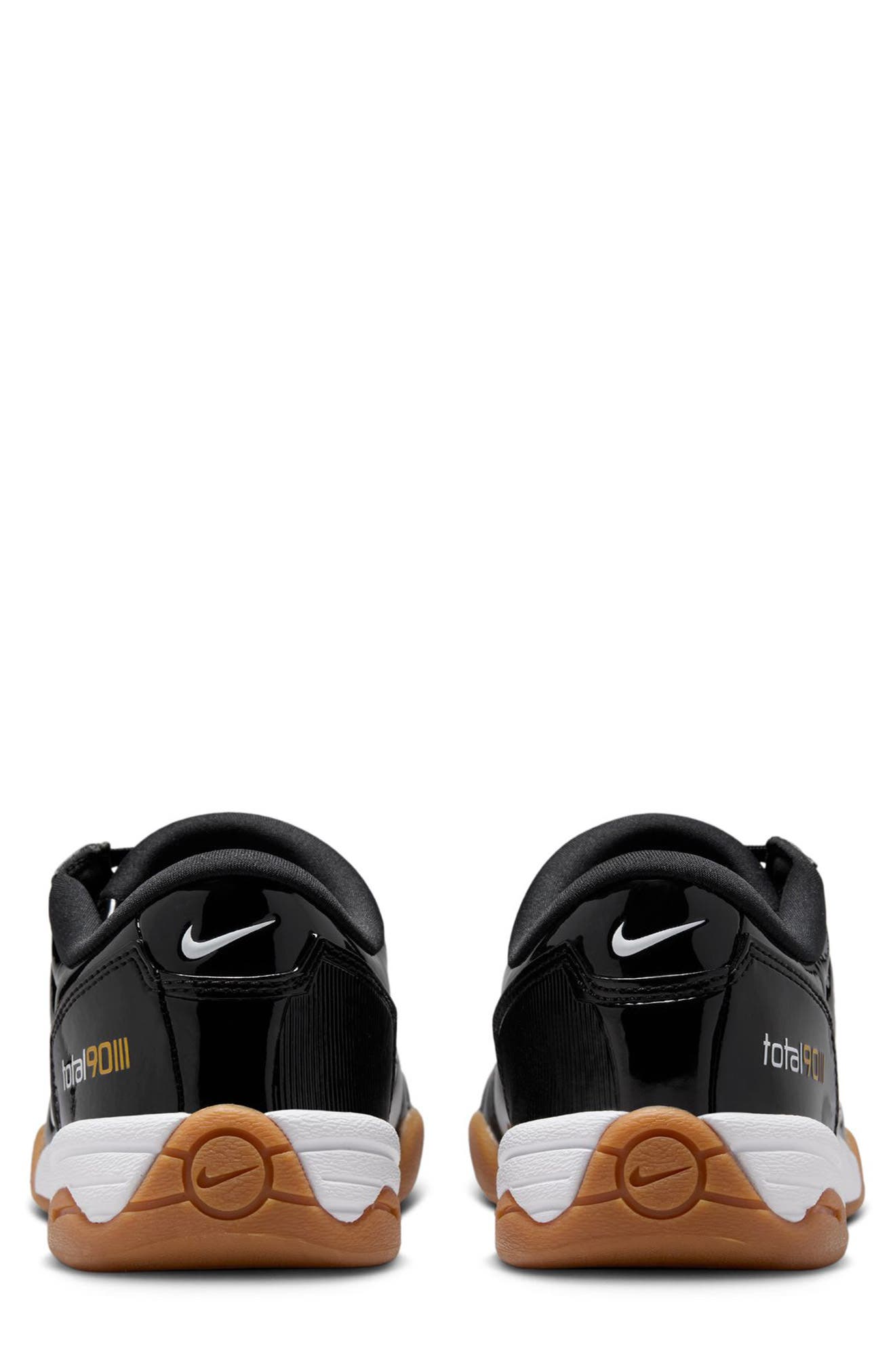 Nike Total 90 Soccer Sneaker, Alternate, color, Black/ White/ Metallic Gold
