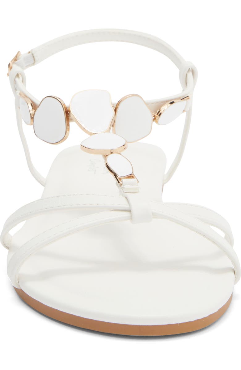 TOP MODA Verne Sandal, Alternate, color, White