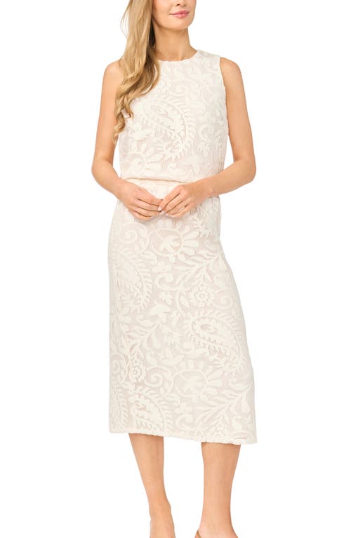 Halogenr Halogen(r) Lace Pull-on Midi Skirt In Neutral