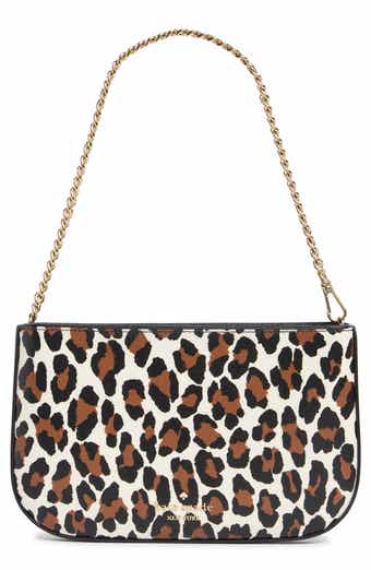 Kate Spade New York madison leopard spot pochette bag