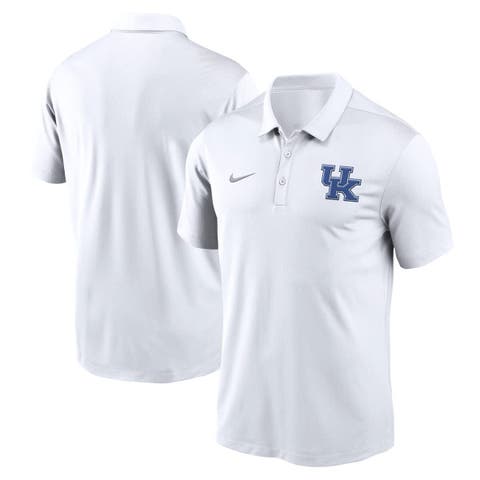 Men's Nike White Kentucky Wildcats Primetime Franchise Performance Polo