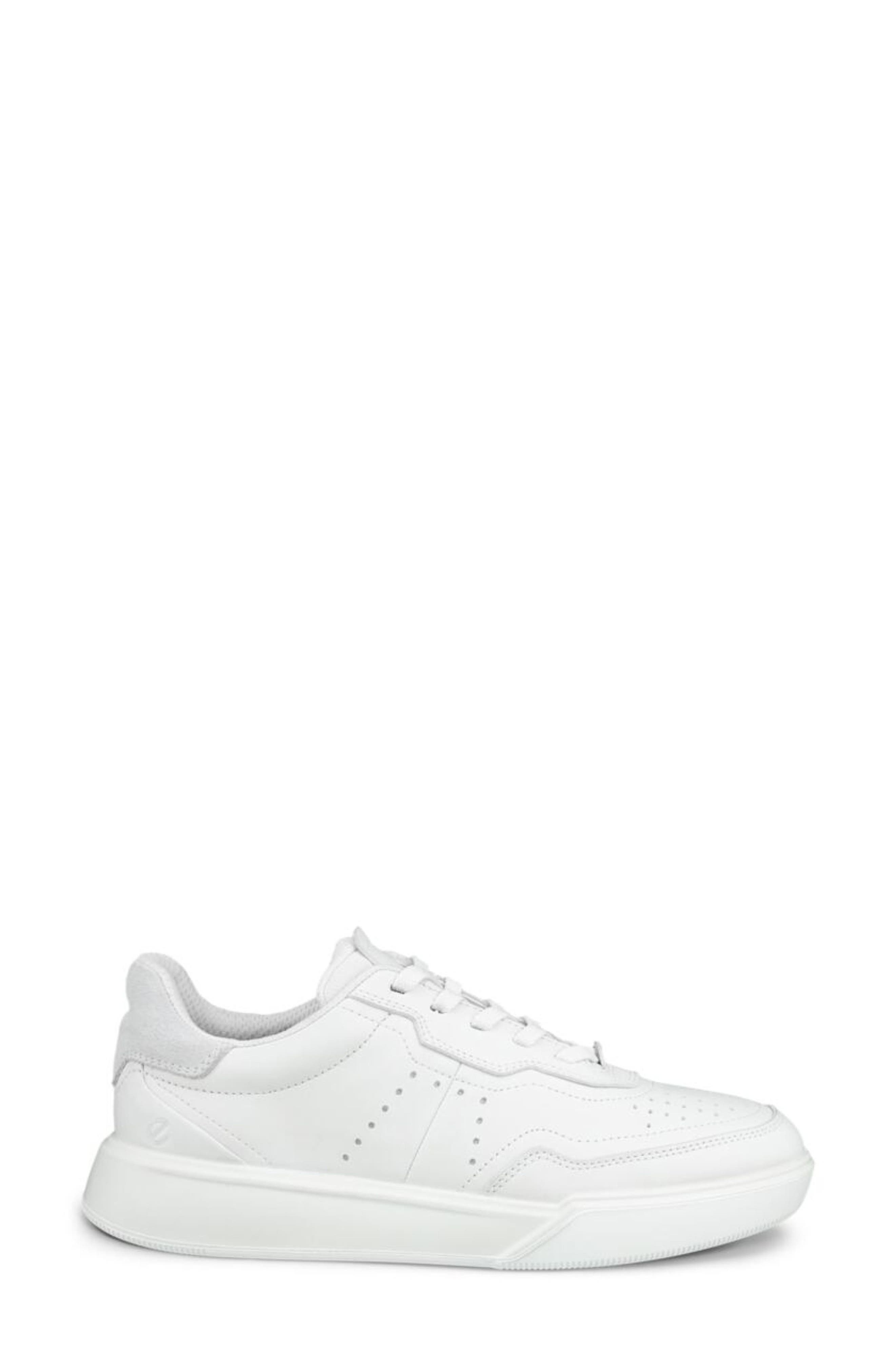 ECCO Street Court Sneaker, Alternate, color, White/ White