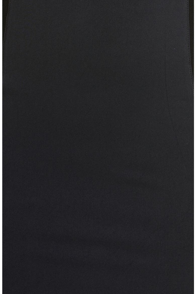 Power Mesh Open Bust Shape Slip, Alternate, color, BLACK