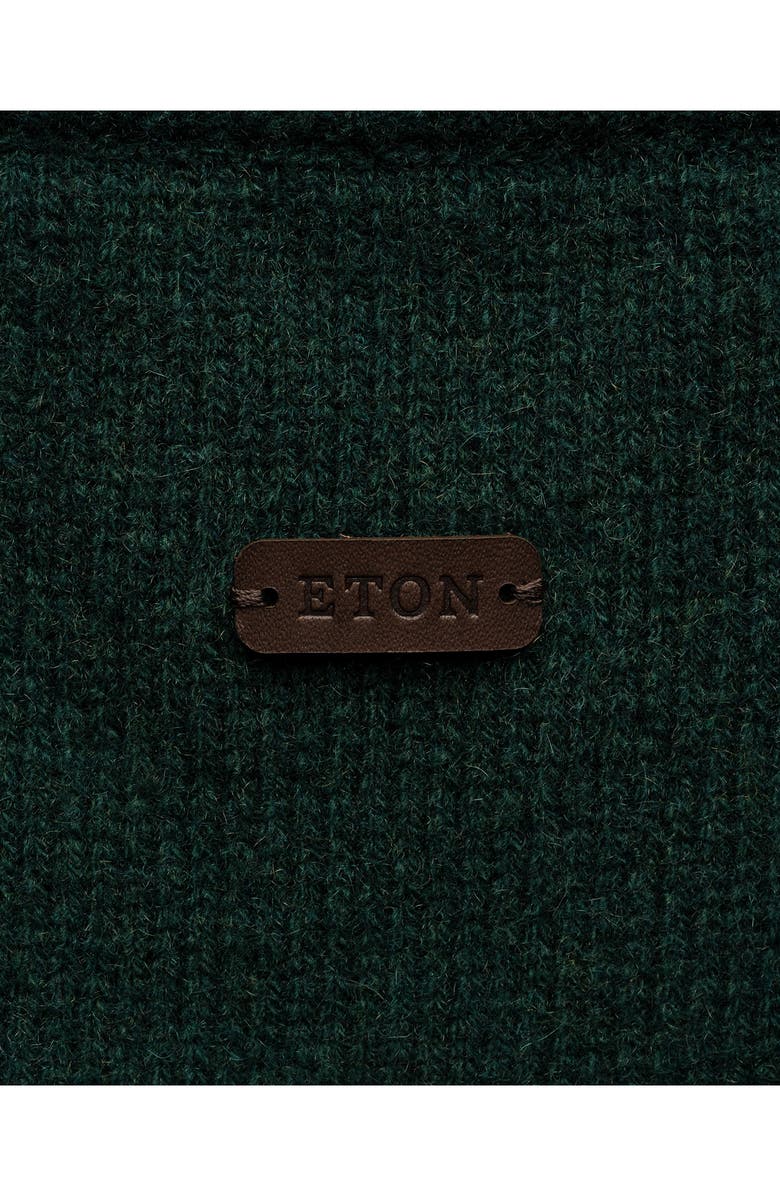 Eton Crewneck Cashmere Sweater, Alternate, color, Dark Green