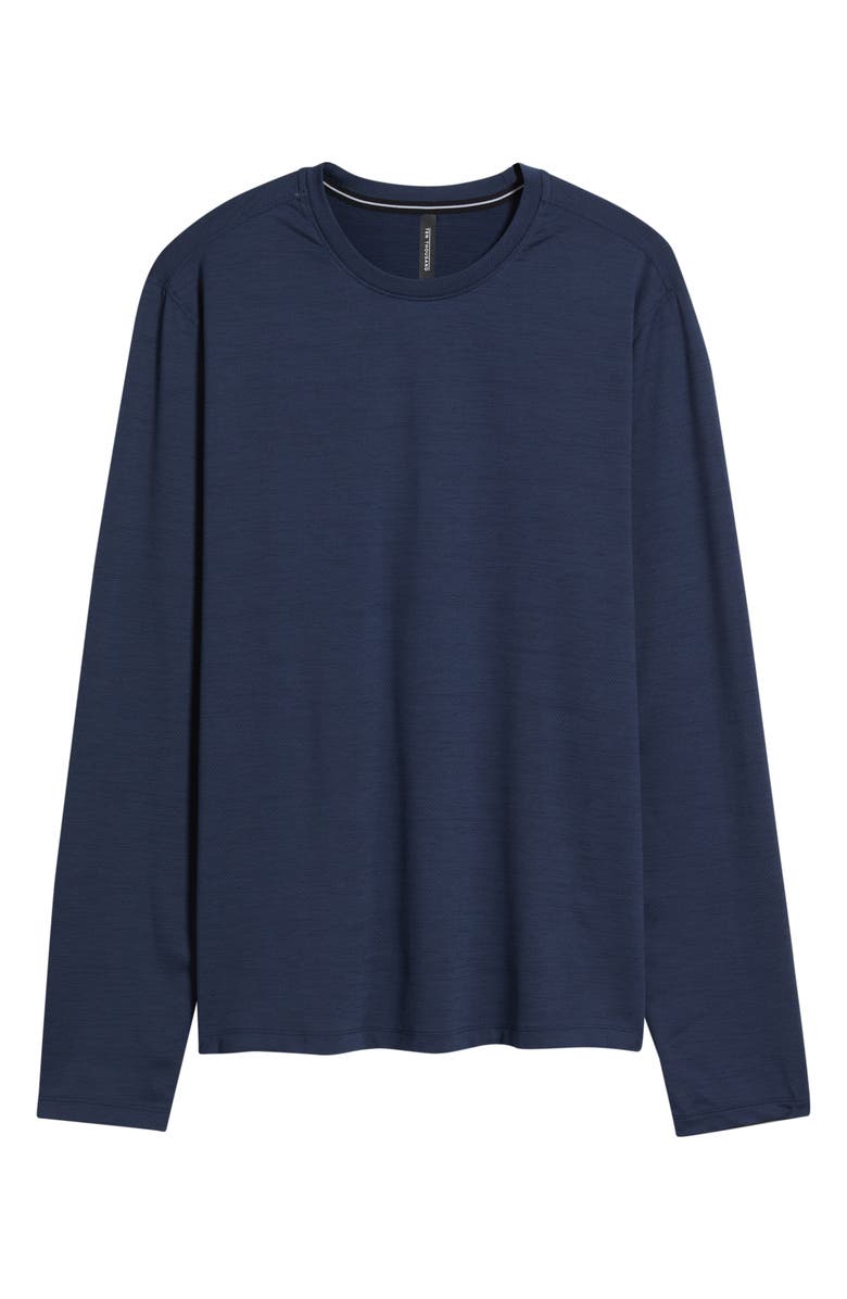 TEN THOUSAND Session Long Sleeve Performance T-Shirt, Alternate, color, Navy