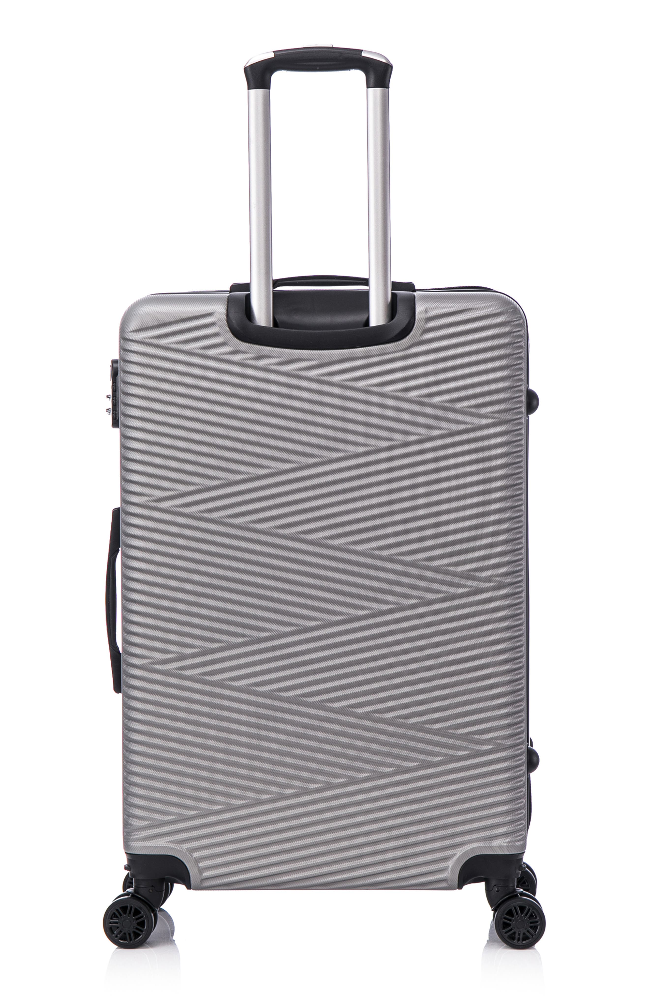 TUCCI Avenza Hardshell 3-Piece Spinner Luggage Set, Alternate, color, Grey