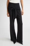 Cinq à Sept Lilas Tie Front Flare Leg Pants