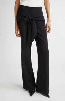 Lilas Tie Front Flare Leg Pants