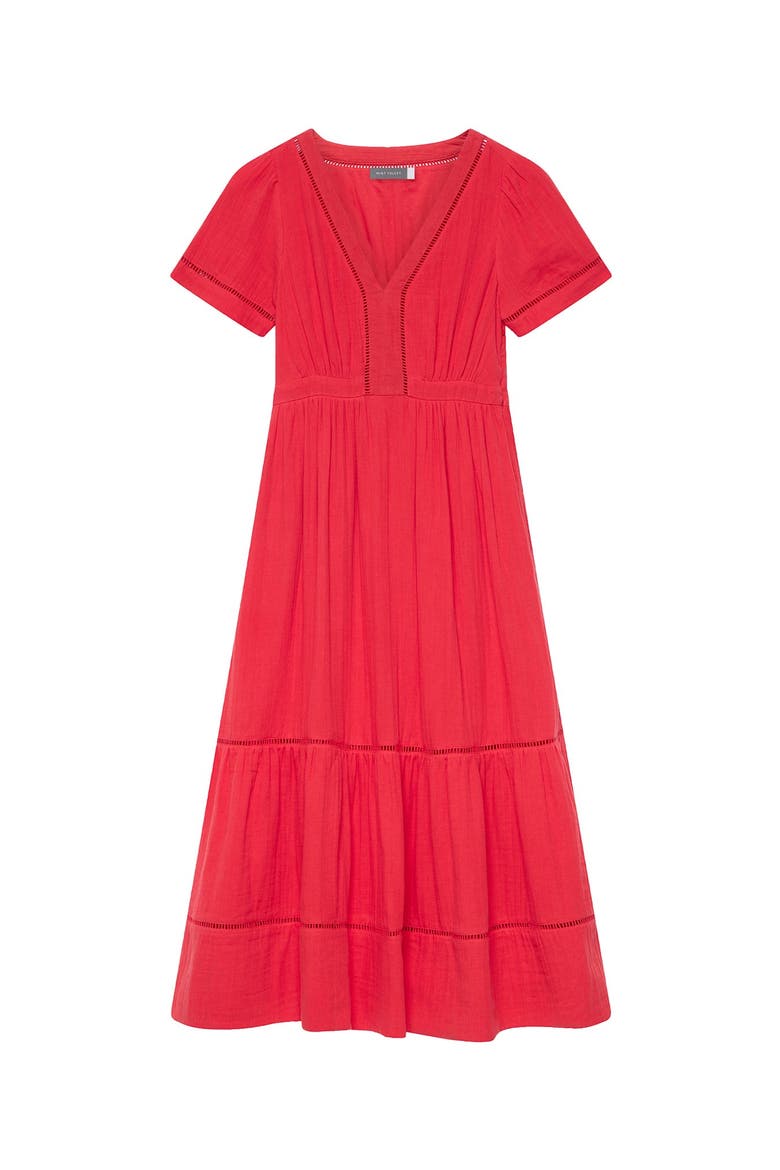 cheesecloth midi dress 70s vintage cheesecloth silk/cotton midi ultra delicate semi sheer dress/  Summer/holiday/ romantic/embroidery/ keyhole/ rare/ size S