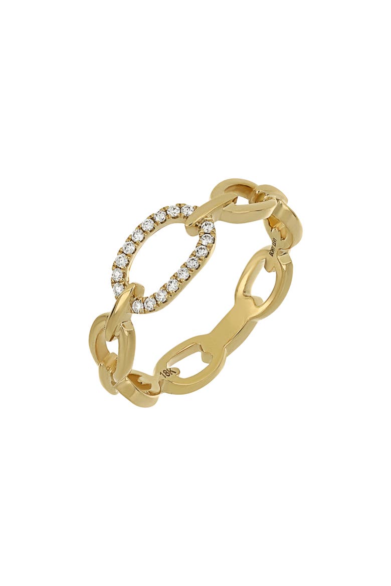 Varda Circle Diamond Link Ring (Nordstrom Exclusive), Main, color, 18K YELLOW GOLD