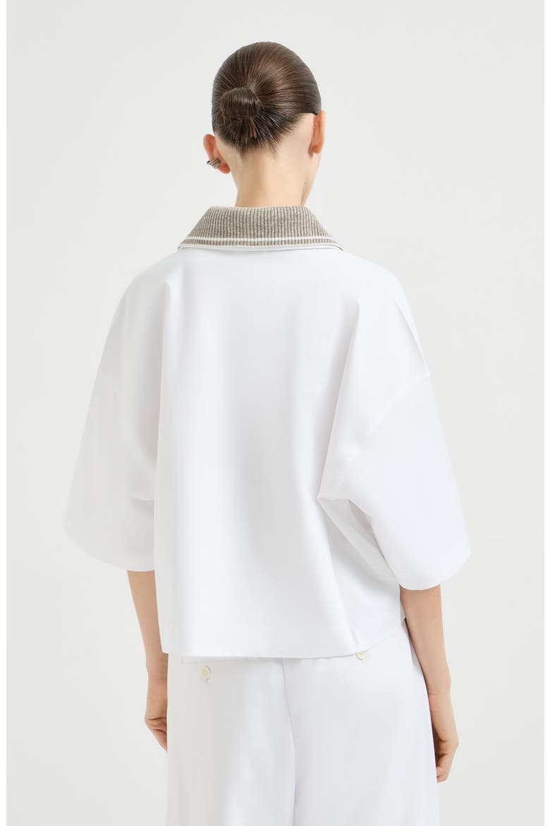 Couture interlock polo shirt, Alternate, color, White