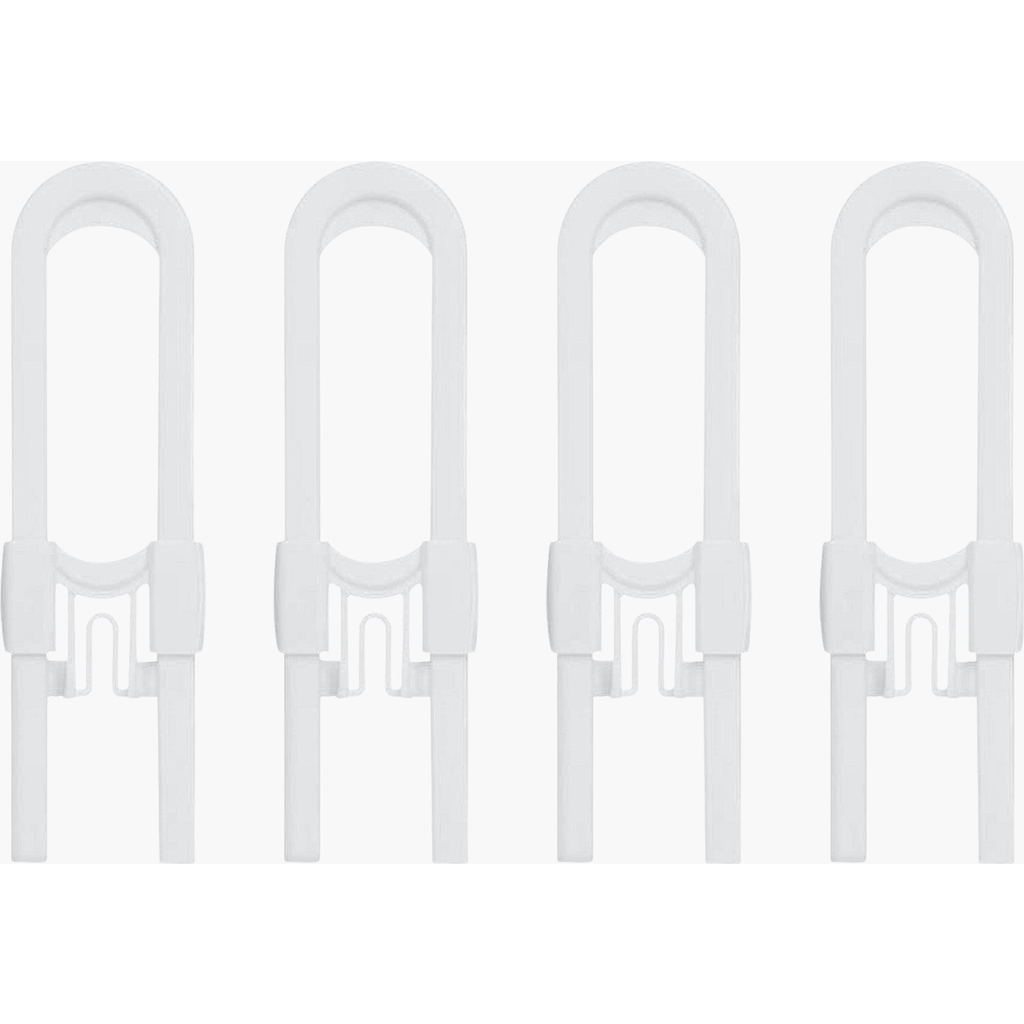 Jool Baby Sliding Cabinet Locks In White 8 Pack