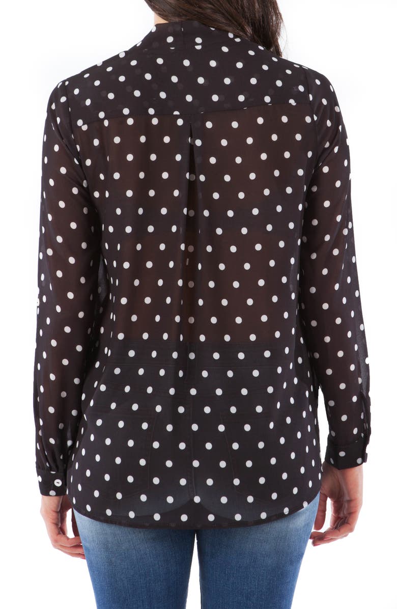 KUT from the Kloth Imani Faux Wrap Top, Alternate, color, 