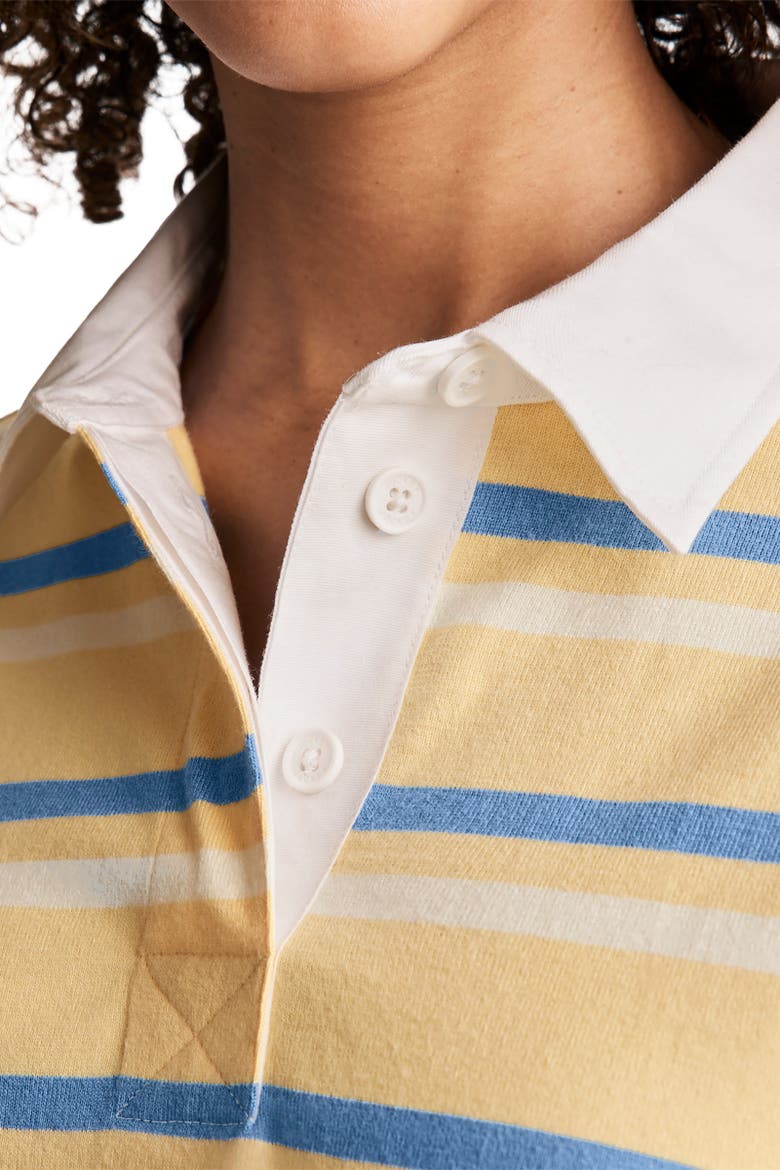 Women's 1876 Collection Cropped Rugby Polo, Alternate, color, 1876 Campfire