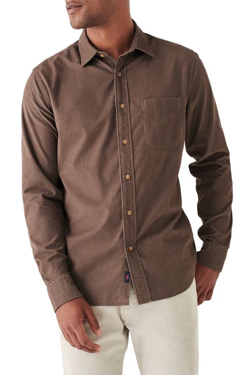 Corduroy Button-Up Shirt