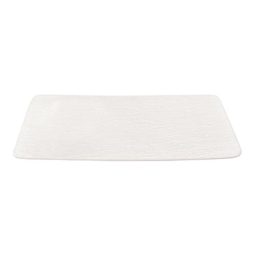 Villeroy & Boch Manufacture Rock Blanc Rectangular Multifunctional Plate In White