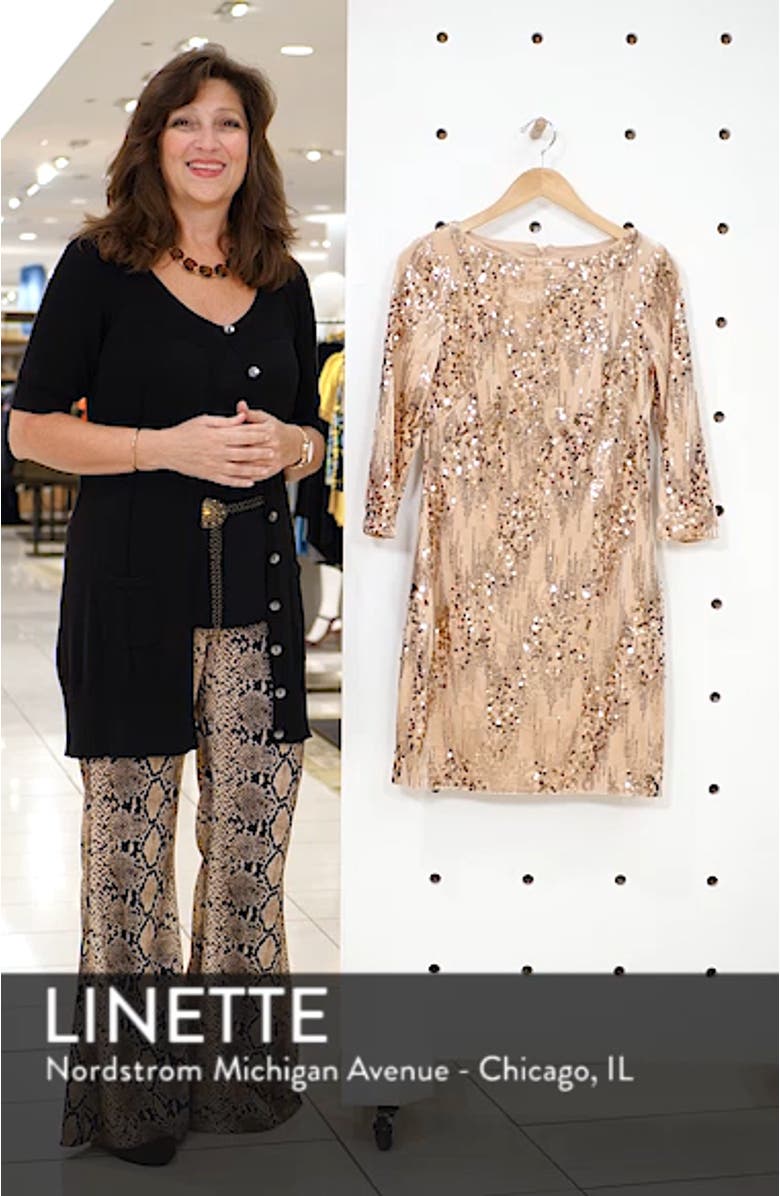 Sequin Sheath Dress, sales video thumbnail