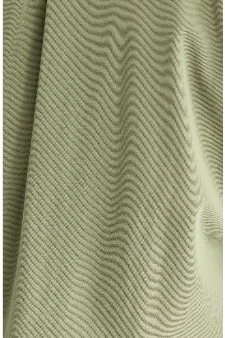 Lace Trim Mix Media Top, Alternate, color, BASIL