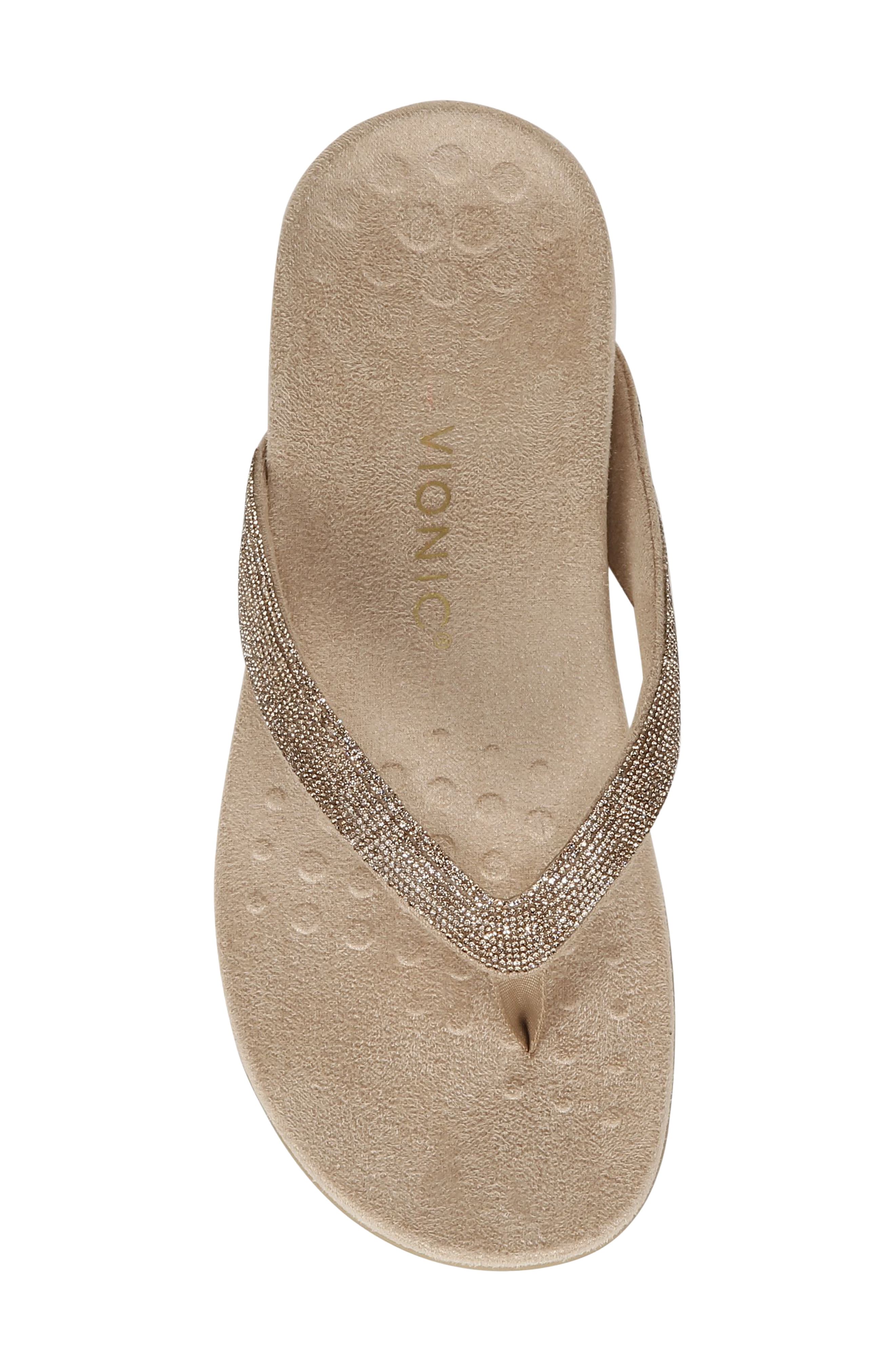 Dillon Shine Flip Flop, Alternate, color, CHAMPAGNE