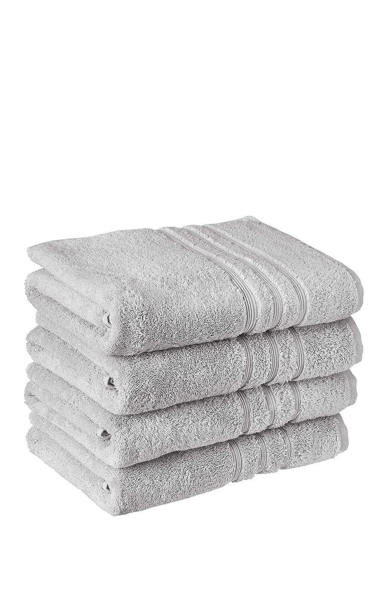 Modern Threads Manor Ridge Turkish Cotton 700 GSM Bath Towel - Set of 4 - Blush, Main, color,