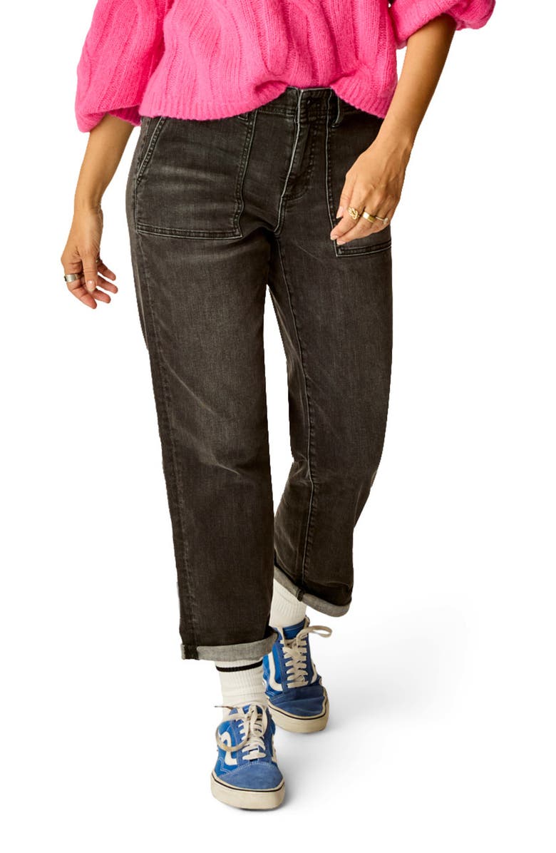 Carve Designs Corey Denim Pant, Alternate, color, Washed Black