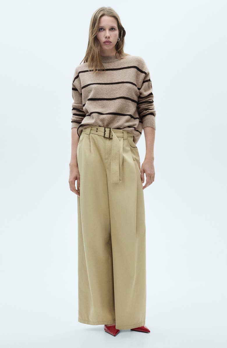 MANGO Marina Striped Sweater, Alternate, color, 