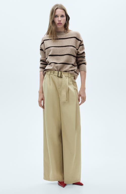 Mango Sweater Medium Brown In Medium Brown