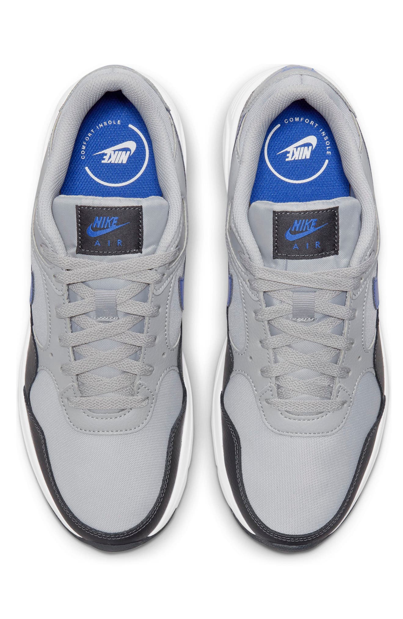 Air Max SC Sneaker, Alternate, color, LT SMOKE GREY/GAME ROYAL