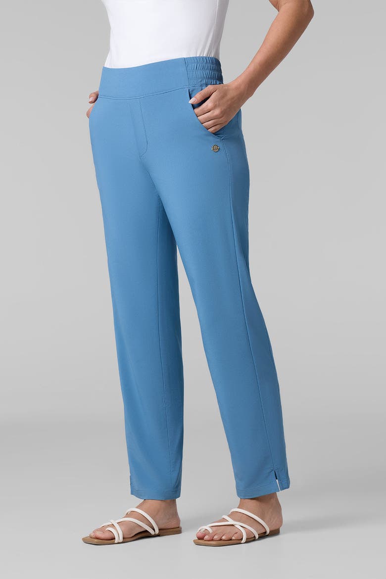 Women's Pellaro Travel Pants, UPF 50+ Sun Protection, Alternate, color, Blue Dusk