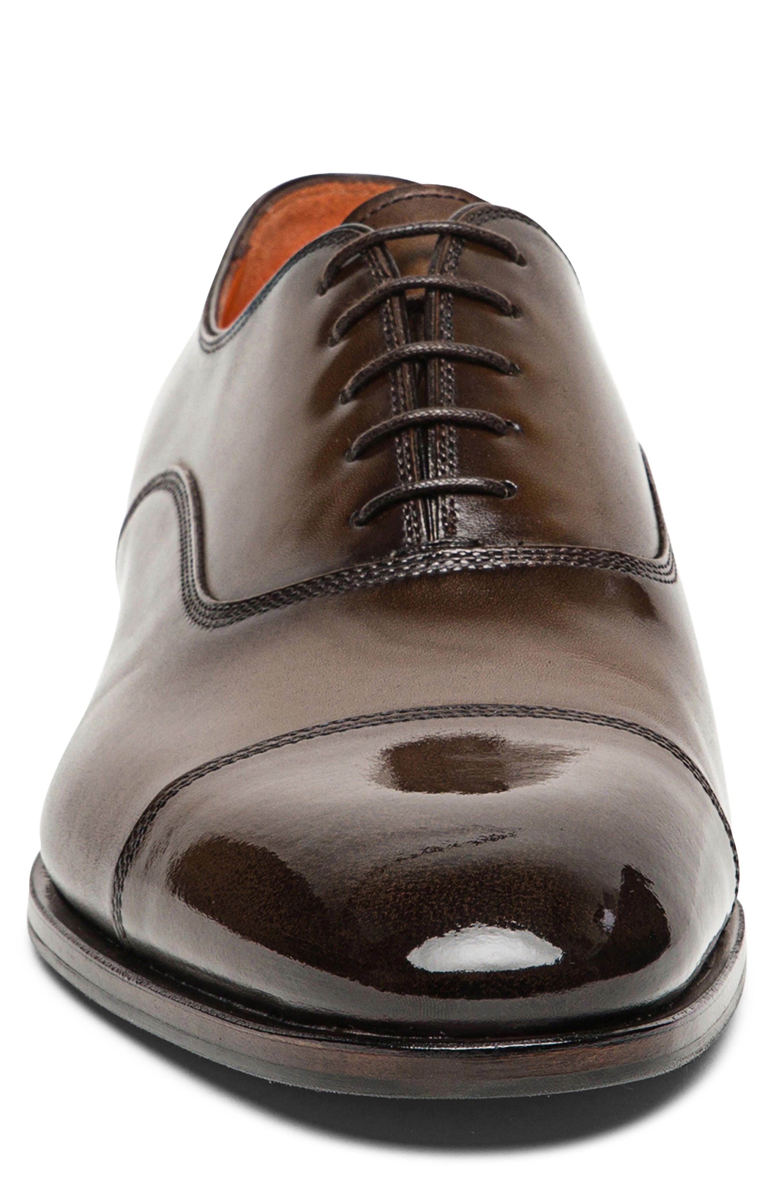 Archie Cap Toe Oxford, Alternate, color, DARK BROWN