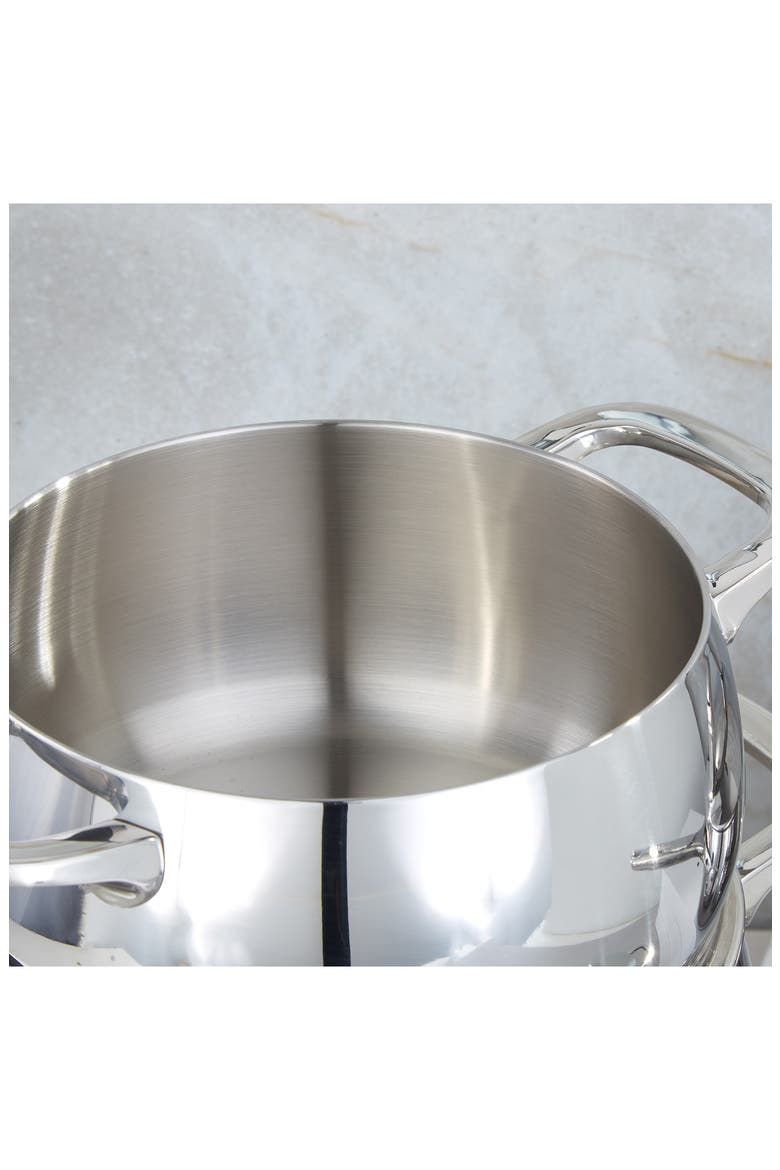 Belly Tri-Ply Stainless Steel Stockpot, Alternate, color, STELLAR