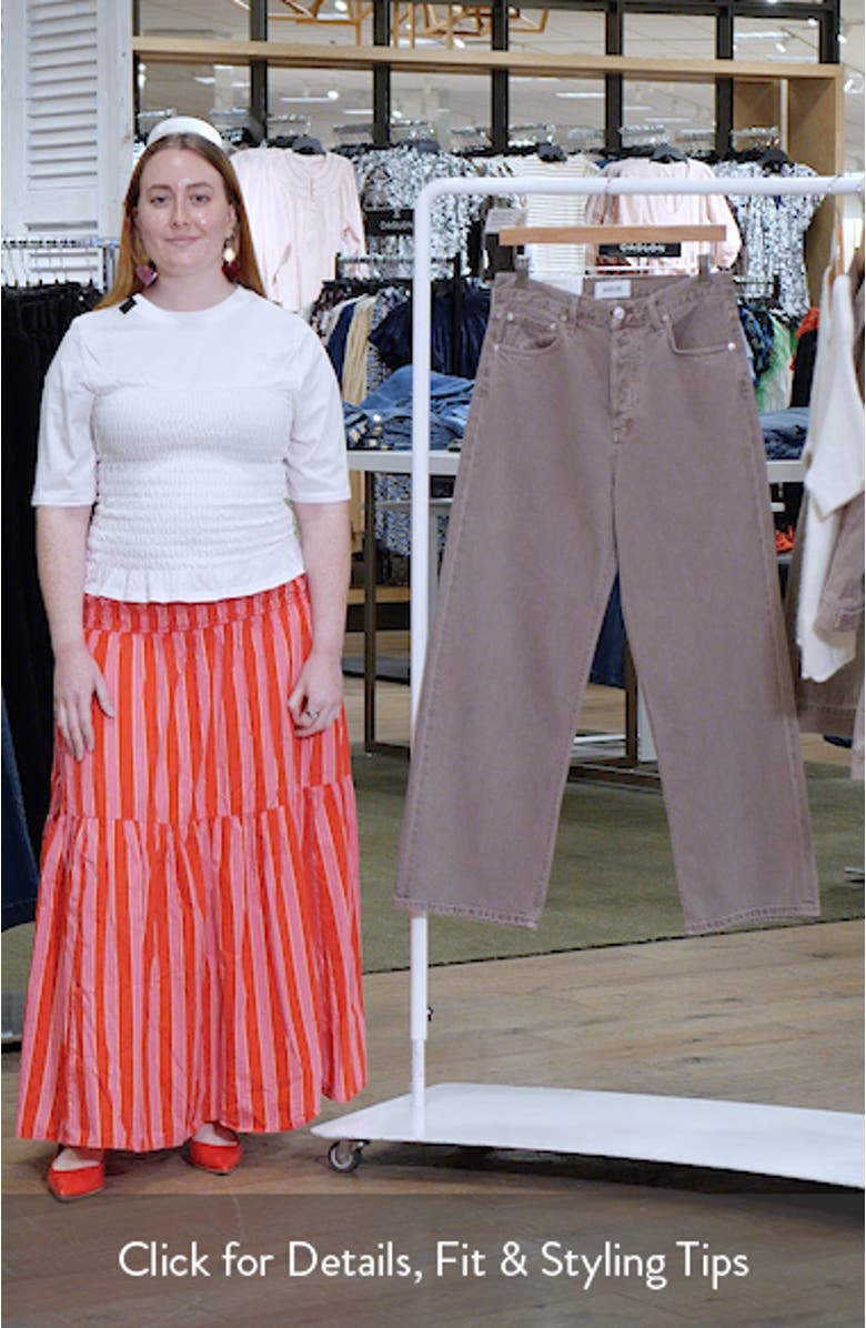 Ren High Waist Ankle Wide Leg Jeans, sales video thumbnail