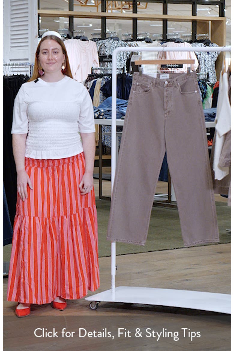 Ren High Waist Ankle Wide Leg Jeans video