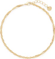 Brook and York Sophie Curb Chain Anklet