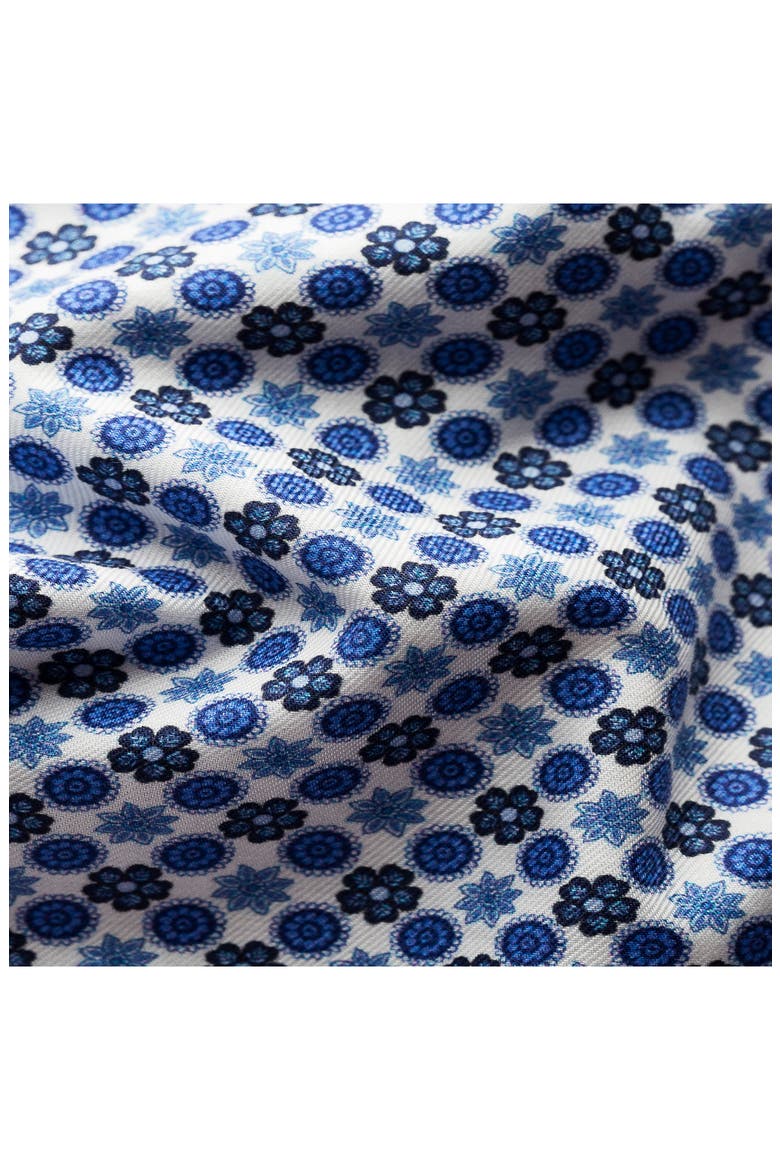 Slim Fit Medallion Dress Shirt, Alternate, color, BLUE