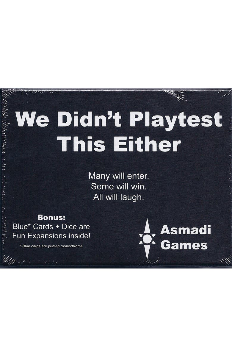 Asmadi Games We Didn
t Playtest This Either Card Game, Main, color, Multicolored