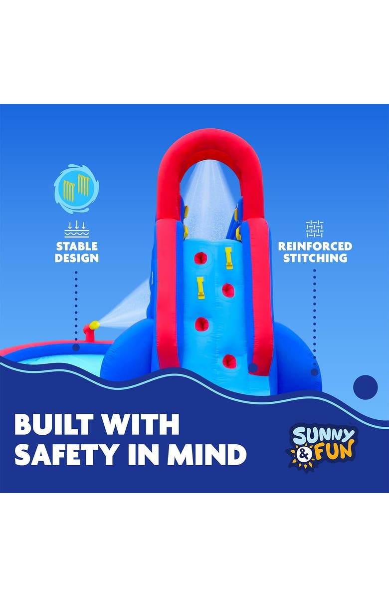 Sunny & Fun Slide 'N Spray Inflatable Water Slide Park, Alternate, color,