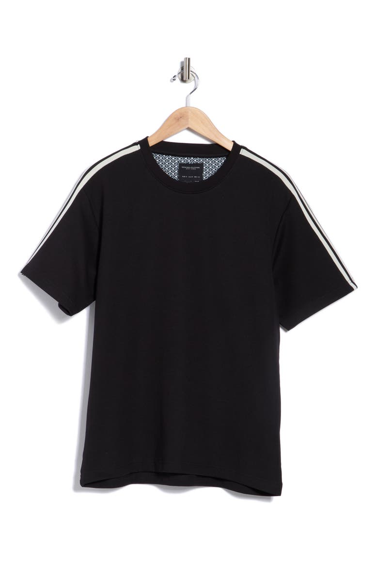 Relaxed Fit Cotton Blend T-Shirt, Alternate, color, BLACK