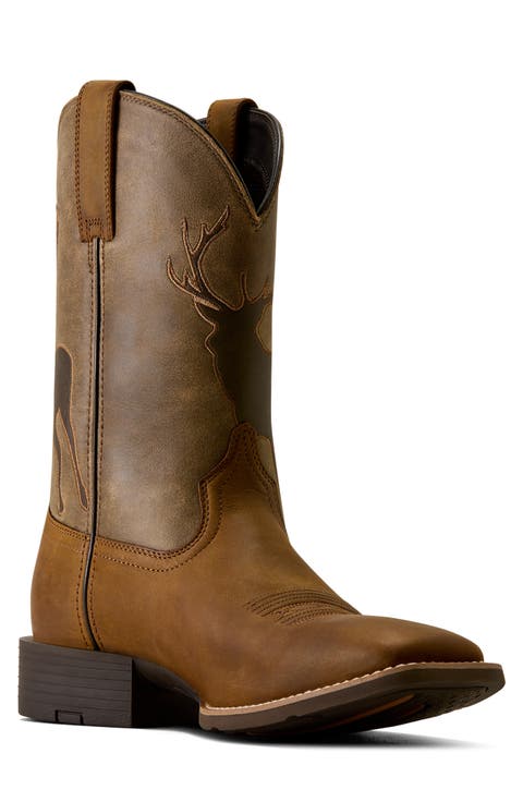 Sport Trail Cam Wide Square Toe Western Boot